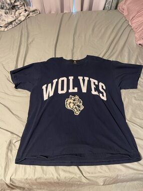 Darc Sport Navy Blue "WOLVES" Short Sleeve Tee